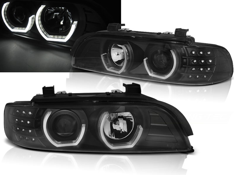 BMW E39 Scheinwerfer Set H7/Angel Eyes LED– Limo/Touring – DMV Autoglas &  Teile KG