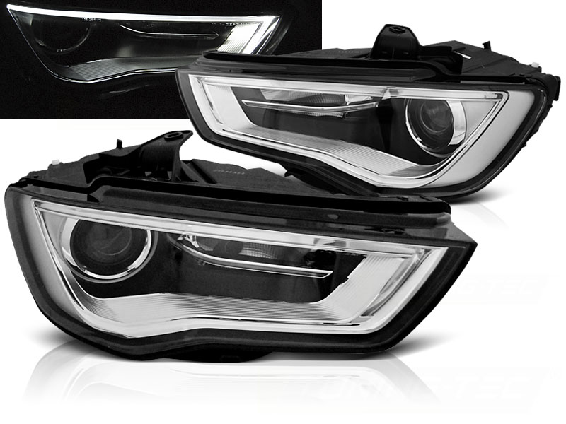 AUDI A3 (8V) Scheinwerfer Set H7 + Led LCI-Look – DMV Autoglas & Teile KG